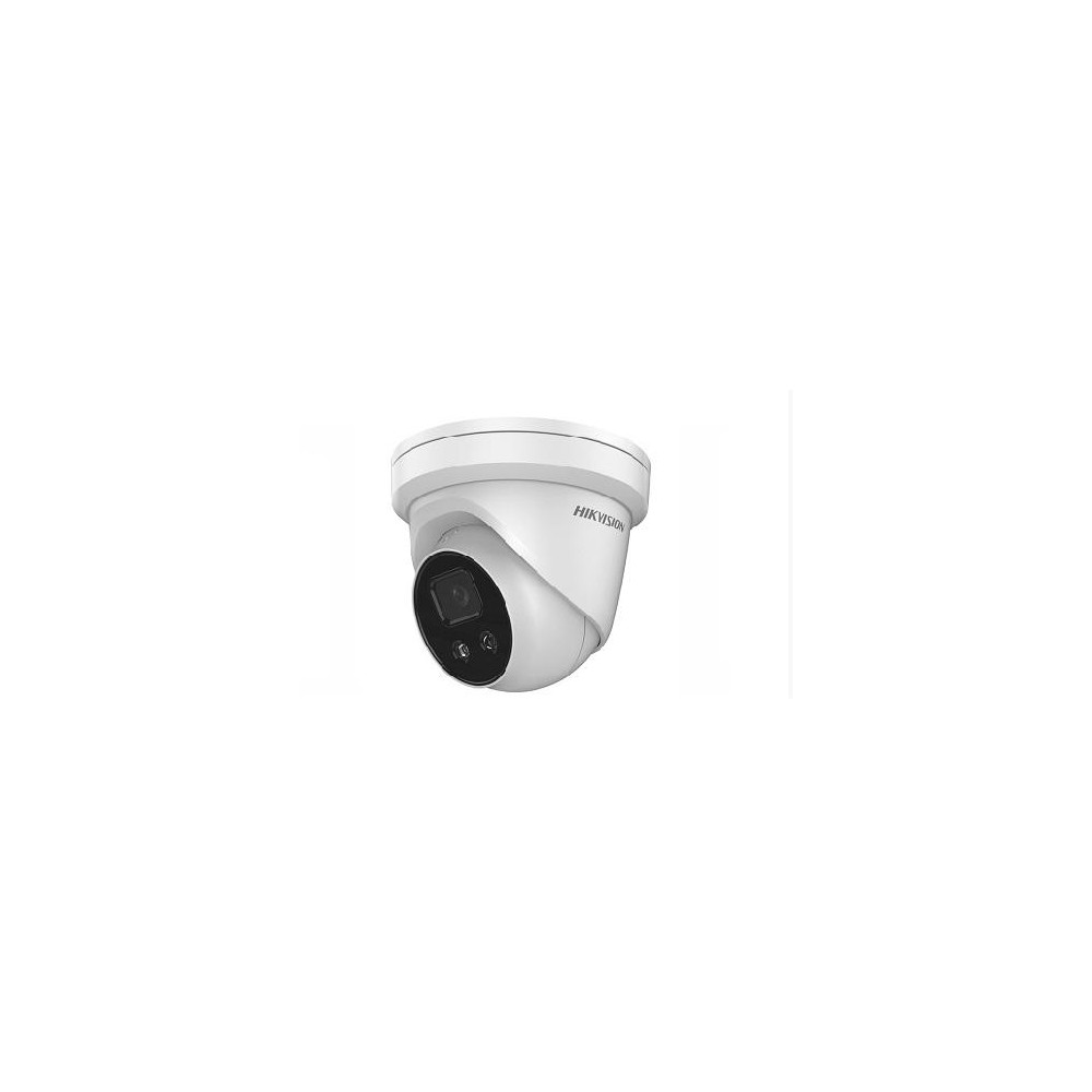 TURRET IP Hikvision 4MP, Ottica Fissa 2.8mm PoE,  ACUSENSE