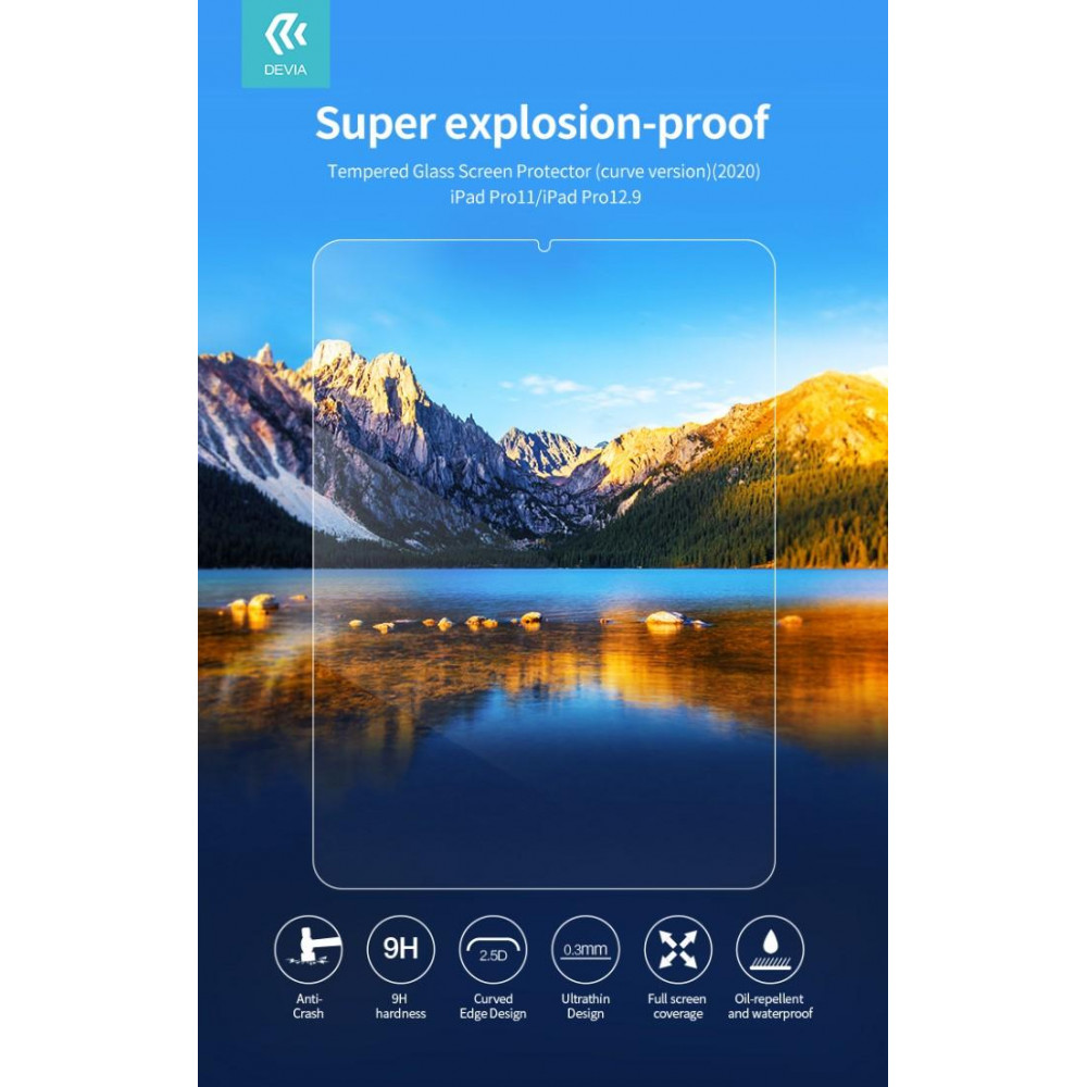 Protezione in vetro temperato per iPad Pro 12.9 2020
